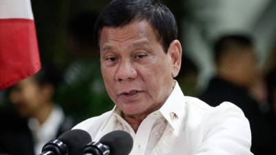 El presidente Rodrigo Duterte. Foto: EFE